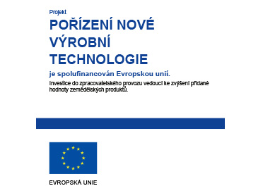 Projekt POŘÍZENÍ NOVÉ VÝROBNÍ TECHNOLOGIE